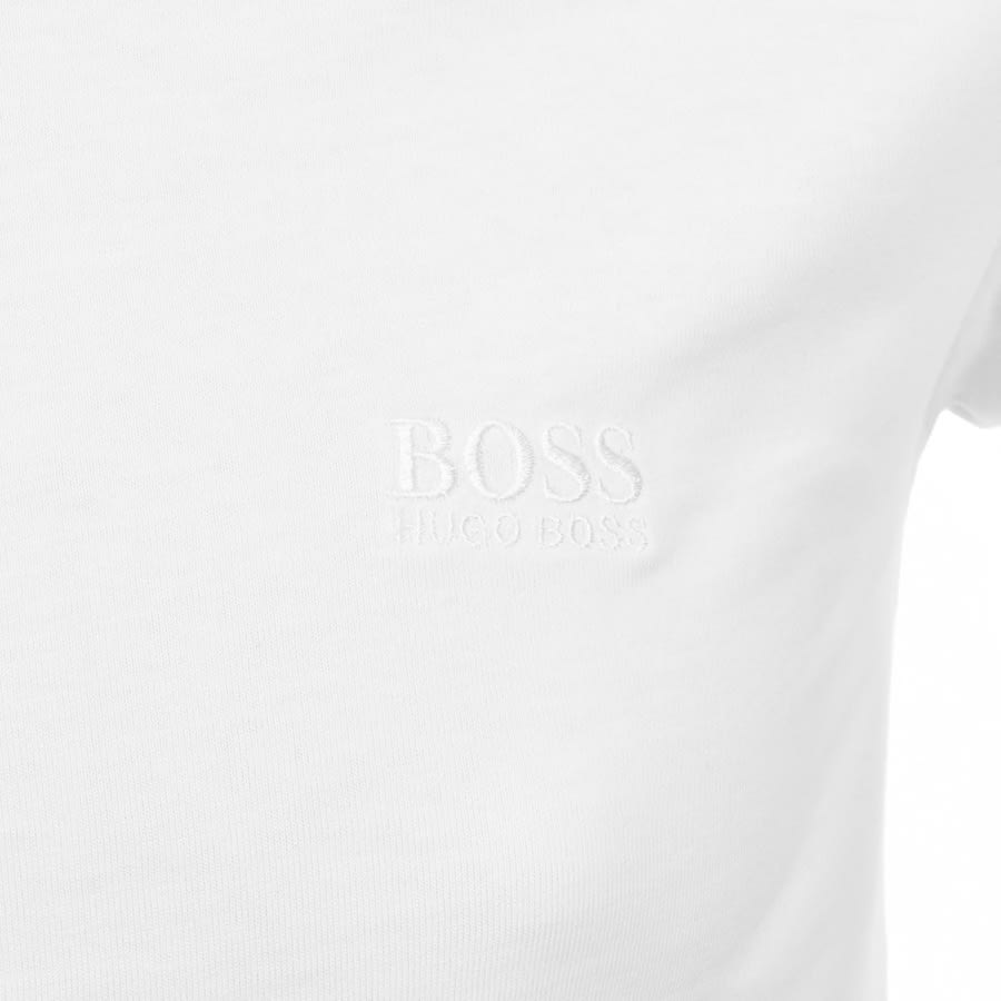 Alternative Image for ProductBOSS 2 Pack Crew Neck T Shirts White3